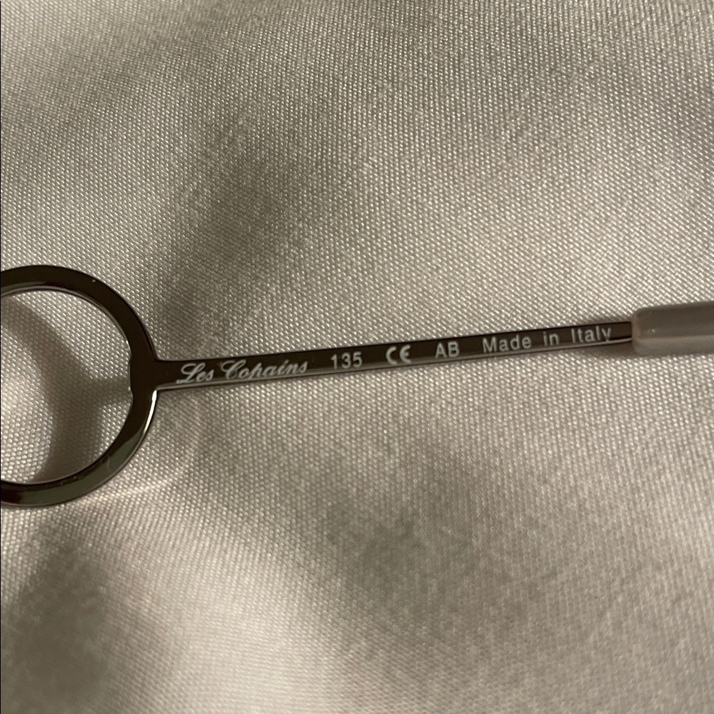 Les Copains Silver Rectangular Glasses - image 6